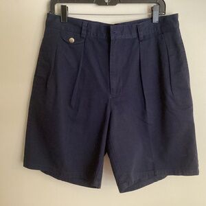 Men’s Nautica Navy Blue Shorts Size 34 Waist 13-14 Inseam 3 Pockets